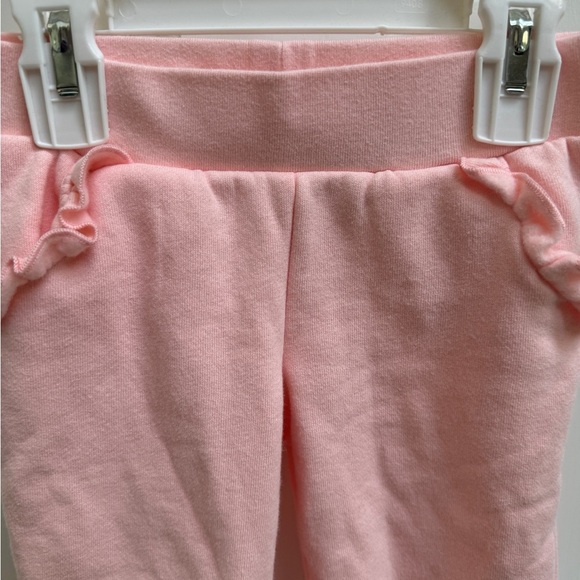 NWOT 2T Carter’s Girls Pink Fringe Sweat Pants - Picture 3 of 4